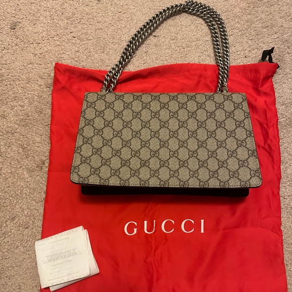 Gucci Dionysus Small - Black and Beige - Picture 2 of 4
